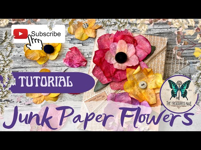 junkjournal【fleur】 Flower Shop Folio, Junk Journal Kit, Digital Junk Journal, Junk