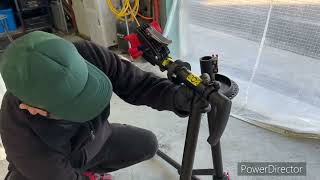 CXWXC CX-C10BK メンテナンススタンド　ワークスタンド　組立て