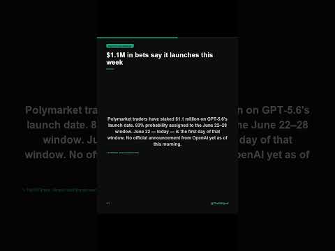 GPT-5.6 Launch Window Opens TODAY — What It Fixes and Why It Matters #shorts #ai #openai
