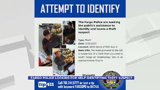 Fargo Police looking for help identifying theft suspect   December 27