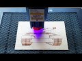 Tank Design Engraved in Wood - Laser Engraving