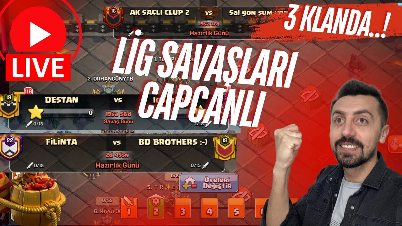 MUHTEŞEM CALI LİG SAVAŞLARI TURNUVA CLASH OF CLANS
