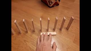 KAPLA DOMINO TUTORIAL N°1 - 3 BASIC FALLS