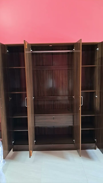 Flipkart Perfect Homes Julian Engineered Wood 4 Door Wardrobe