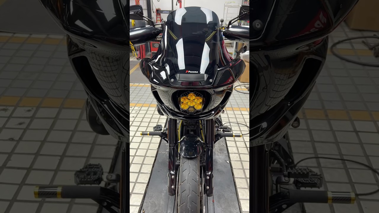 Baja LP6 Pro-LED Light Bracket for Harley Low Rider ST