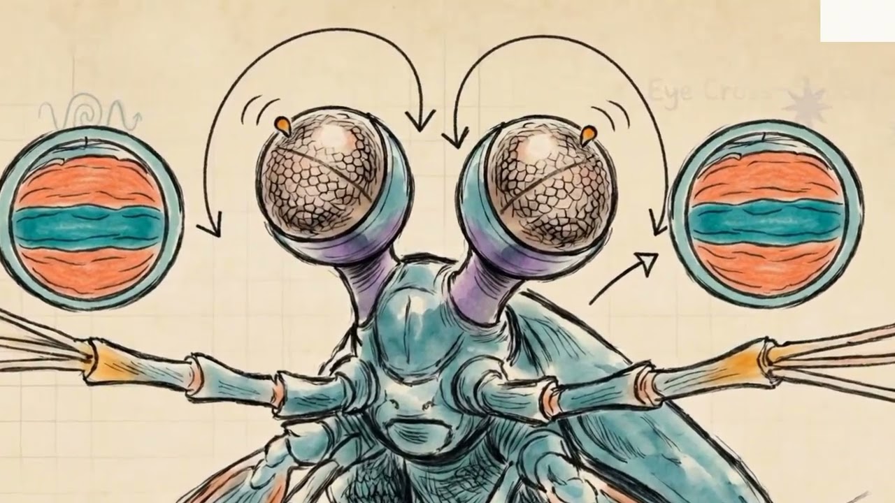 ⁣How do the Mantis Shrimp's Eyes Work? | Animated Explainer by Knowlify (YC S25).
