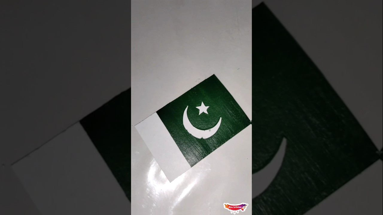 Pakistan flag painting| 14 August painting 