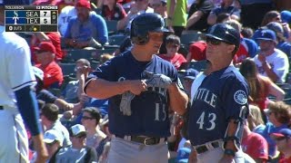SEA@TEX: Seager's two-run hit gives Mariners a lead