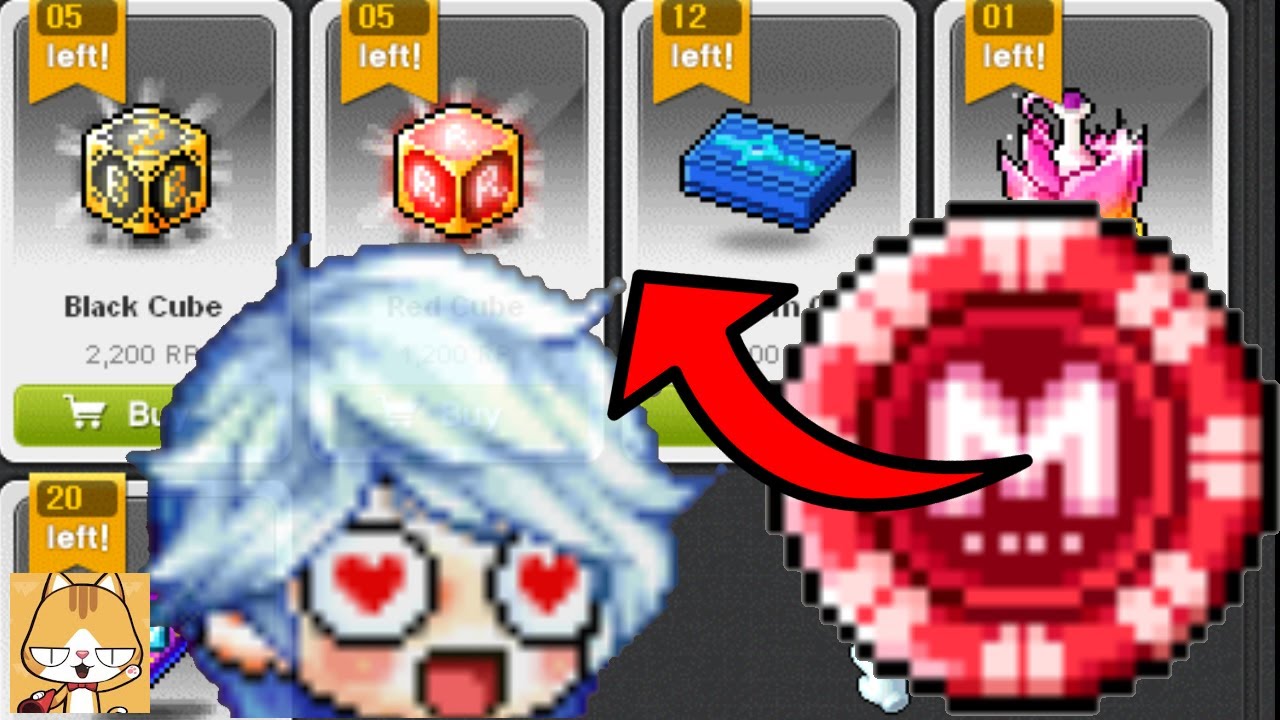 Earning FREE items from the Cash Shop | Reward Point Guide | MapleStory | GMS