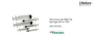 Terumo Luer Slip Tip Syringe 5ml x 100 BS 05S
