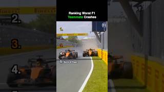Ranking Worst F1 Teammate Crashes
