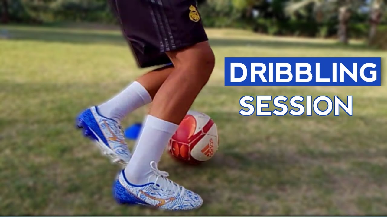 Full Individual Training Session For Footballers, Dribbling Session For ...