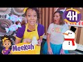 Winter Candy Fun! Meekah Makes Candy Cane Slime, Snowmen & Holiday Treats!