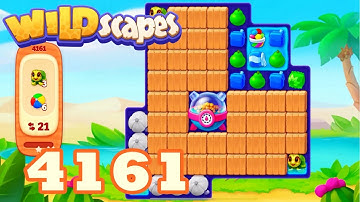 Wildscapes Level 4161 HD Gameplay | Walkthrough | 3 match puzzle | android | GameGo Game | IOS