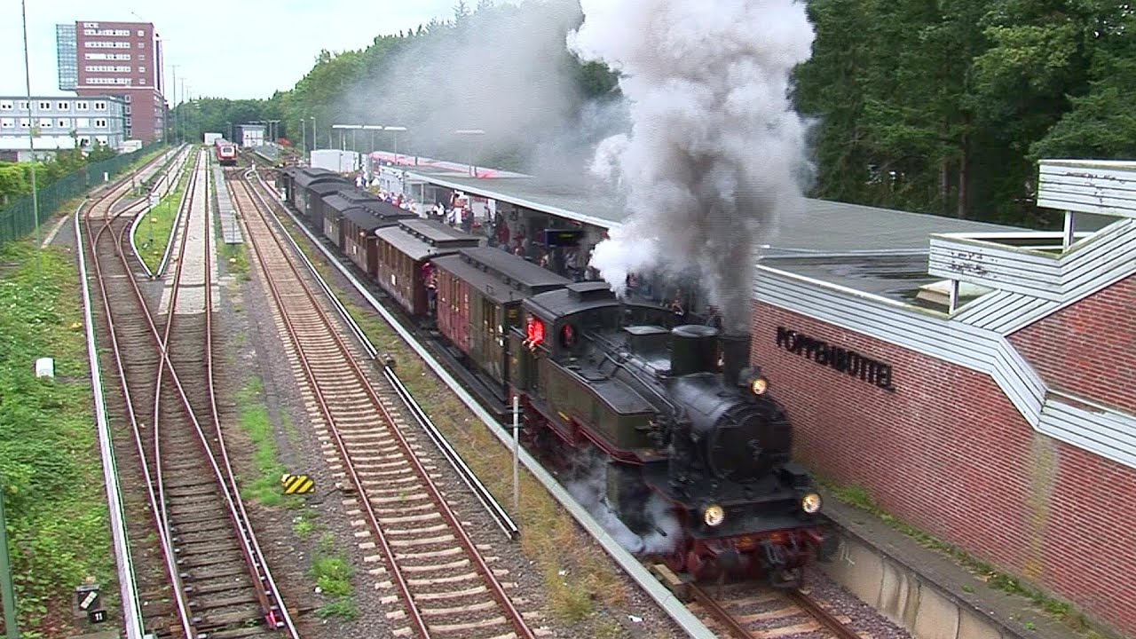 Eine Dampflok auf der Hamburger S Bahn. Die preußische T11, 7512 HANNOVER