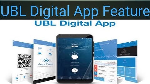 Ubl digital App features