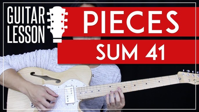 Sum 41-Pieces-Guitar Lesson-Tutorial-How to Play-Solo 