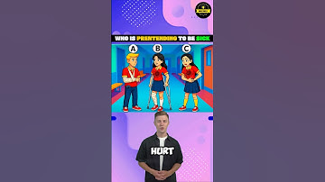 Who is pretending to be hurt?|#jinglequiz #mindbendingquiz #quizgame #riddlejourney #quizquiz #quiz