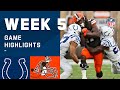 Colts vs. Browns Week 5 Highlights | NFL 2020