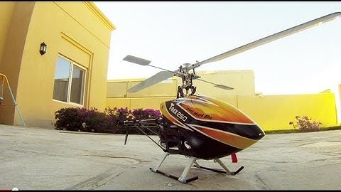 Having fun with my little baby T-REX 250 at home - flips and figure 8s