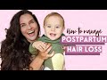 HOW TO MANAGE POSTPARTUM HAIR LOSS