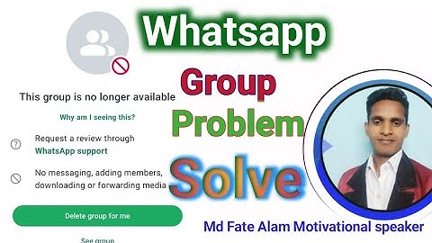 Whatsapp longer ho jaye to kya kare || whatsapp group block kaise thik karen || #whatsapp