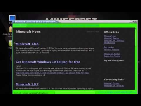 Como descargar minecraft launcher para canaima o window7 