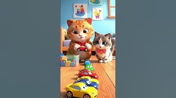 Wait for the Magic Sparkle! ✨ Clean Up Challenge 🐾 #cartoon #catcartoon #animation