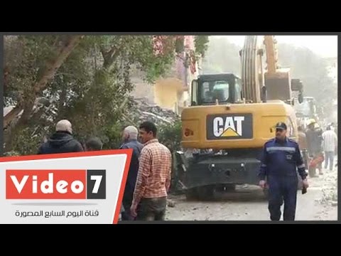 رئيس حى السيدة زينب تم إخلاء العقار المنهار منذ بالأمس ويسكن به 6 أسر