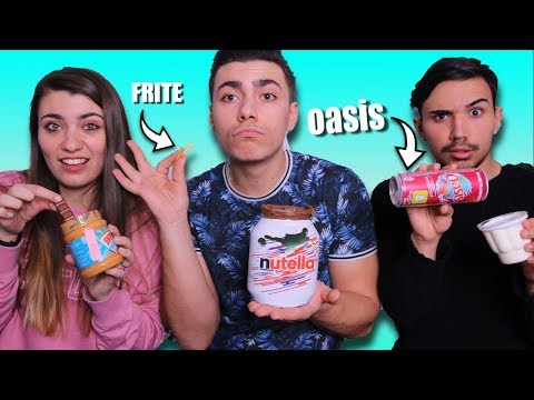 ON TESTE DES COMBINAISONS DE NOURRITURES BIZARRES ?!! Jonathan Et Amandine