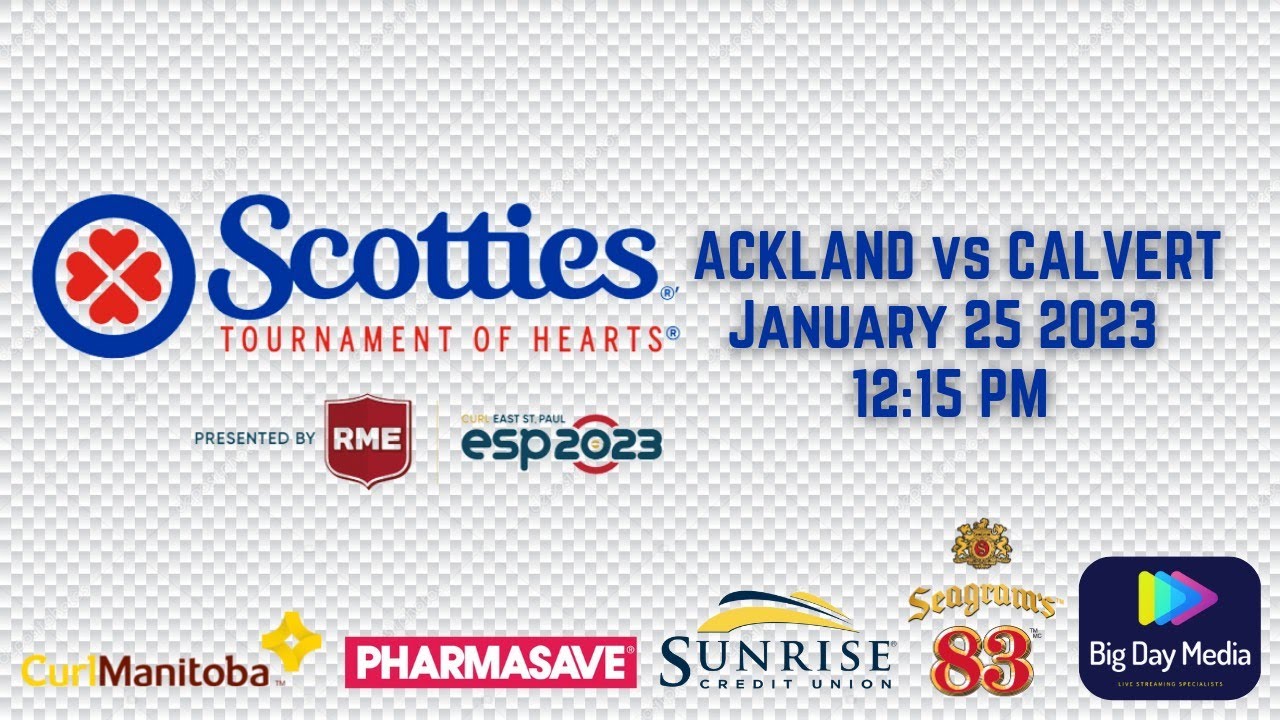 ACKLAND vs CALVERT - 2023 Scotties Tournament of Hearts presented by RME - 1215pm
