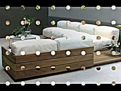Euro paletten möbel sofa mit integrierten regalen youtube