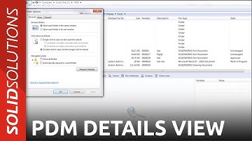 SOLIDWORKS PDM - Details View
