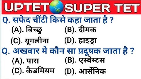 UPTET 2021 || Super TET EVS Important Questions || Super TET || UP LEKHPAL || SSC || RRB || UPPET