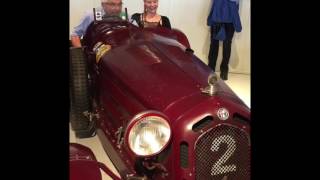 Brutal sounding Alfa 8c from 1932 (replica by Pur Sang)