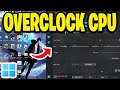 How To Overclock CPU