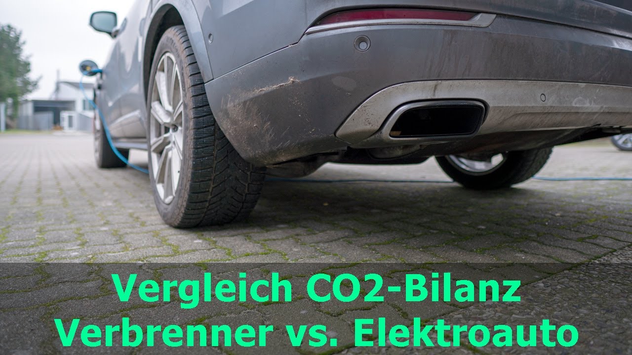 Vergleich der CO2 Bilanz beim Verbrenner und Elektroauto - YouTube