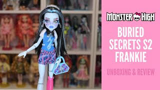 Monster High Buried Secrets S2 - Frankie Stein Unboxing & Review