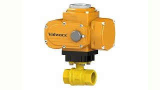 Valworx Explosion Proof Electric Actuated Brass Ball Valves