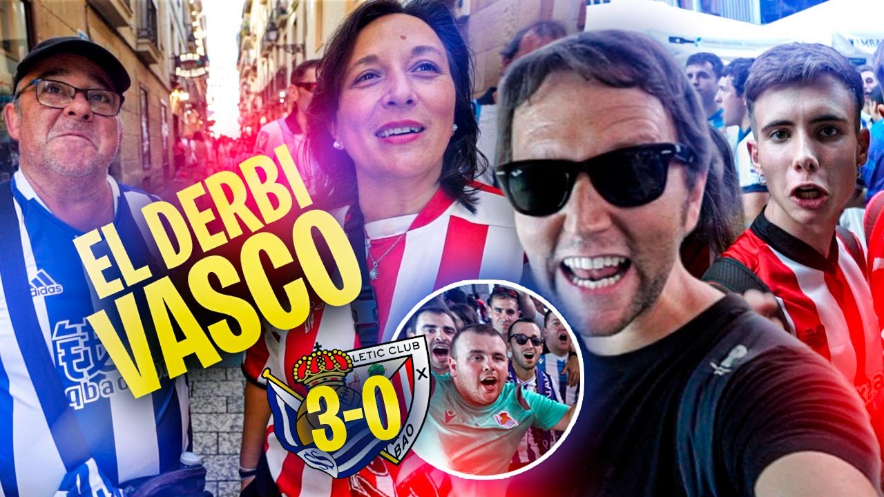 En el DERBI VASCO 😍 Real Sociedad- Athletic Club - YouTube