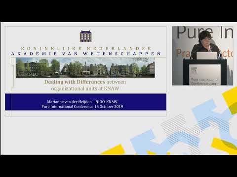 Dealing With Differences Between Organizational Units At Knaw | Prcn2019