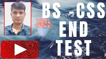 CSS End Test। KYP CSS End exam।KYP CSS End test।BSDM