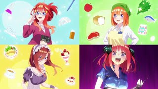 Los trabajos de las Quintillizas Español Latino 🇲🇽 | [Gotoubun no Hanayome 2]
