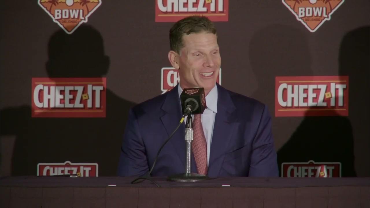 CheezIt Bowl Press Conference FSU head coach Mike Norvell, Oklahoma