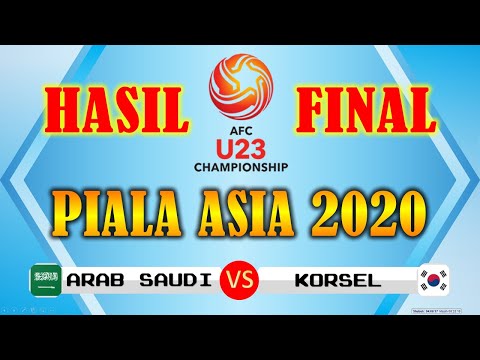Hasil Final Piala Asia U-23 AFC 2020 Korea Selatan vs Arab Saudi