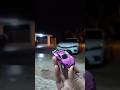 Toyota Supra Purple Toy vs Real Sports  Car at Night! 🚗✨ #shorts #fyp #viral #toycars #nightvibes