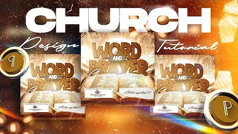 Creative Church Design using Pixellab and PS Touch | Pixellab Tutorial