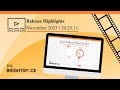 November 2025 / 20.25.11 Release Highlights Video