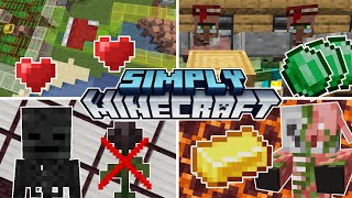 11 Easy Farms for Minecraft 1.17/1.18 | Simply Minecraft Tutorial Recap (Java Edition)