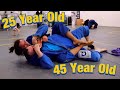 25 yr old Purple Belt VS 45 yr old Purple Belt